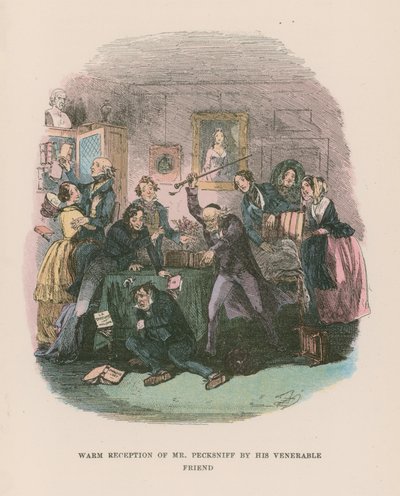 Illustration for Martin Chuzzlewit by Hablot Knight Browne